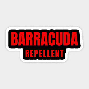 Barracuda Repellent Sticker